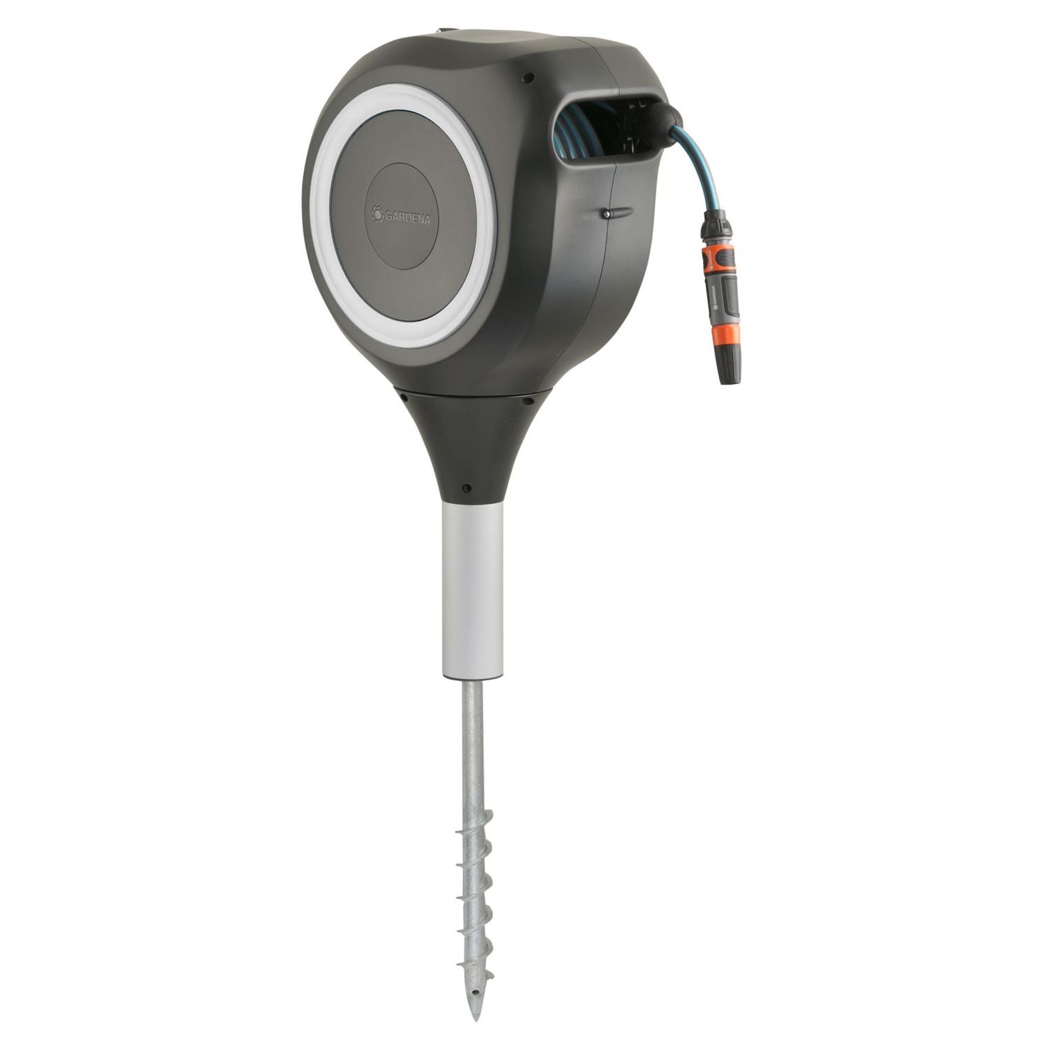 Letkukela Gardena Rollup M 20 m maapiikki valkoinen