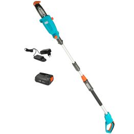 Teleskooppioksasaha Gardena TCS Li-18/20 P4A 18V 2,5 Ah akulla