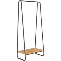 Vaateteline Home4You HEDVIG 60x40xK150 cm, saarni/musta, ruskea