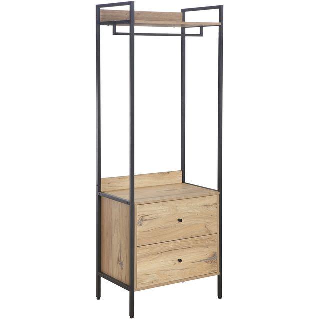Hallway shelf HANNES 64x40xH180cm, rustic melamine
