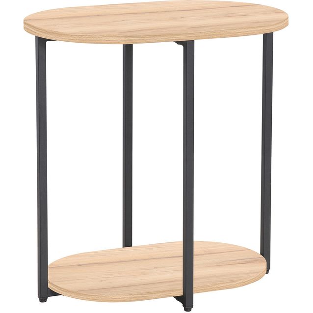 Side table HANNES 52x35xH54cm, rustic melamine