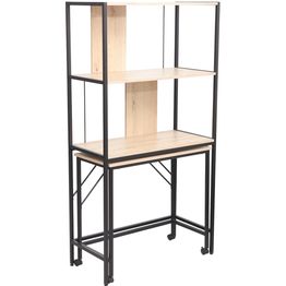 Työpöytä/hylly Home4You LESTER 84x40xK160 cm, melamiini