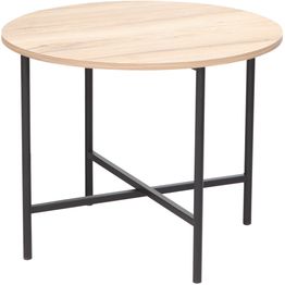 Sohvapöytä Home4You HANNES 60x60xK48 cm, rustiikkinen melamiini