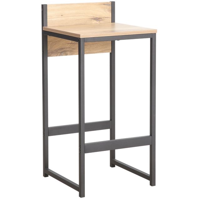 Bar chair HANNES 38x38xH80cm, rustic melamine