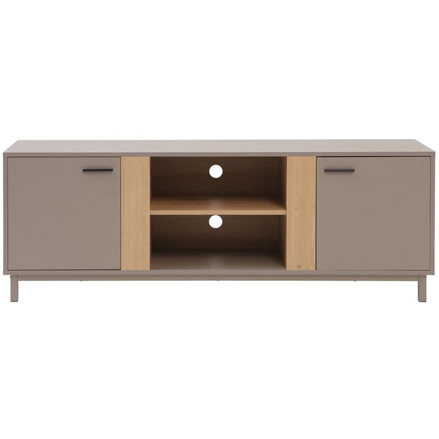 TV table CLEO 150x40xH53cm, taupe
