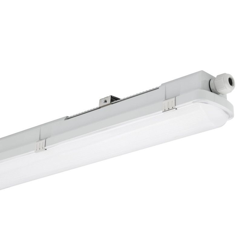 LED-teollisuusvalaisin Sylvania Resisto 55W 4000K IP66 1500mm läpijohdotettu harmaa