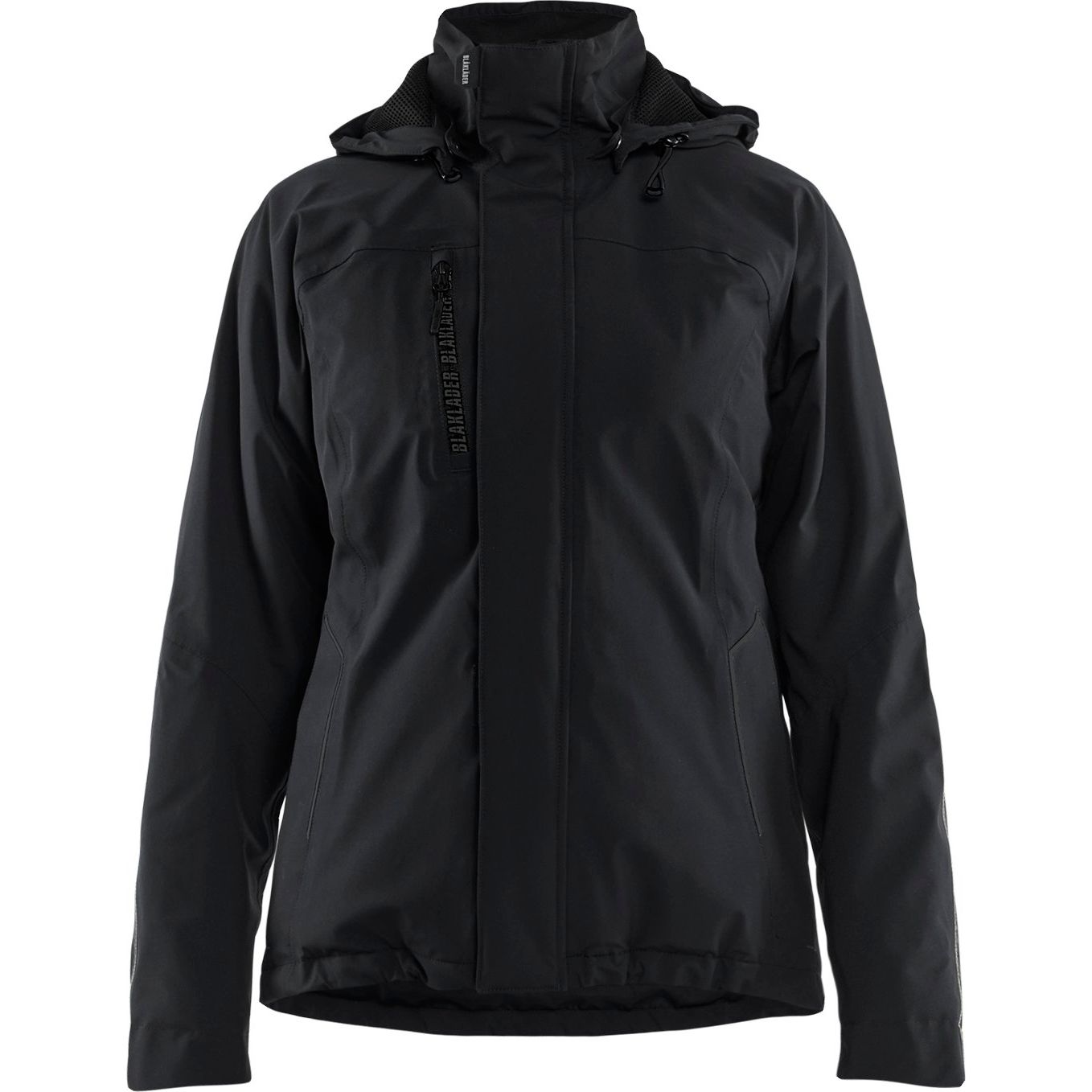 Naisten kevyt talvitakki Blåkläder 4408 stretch musta/musta XXXL