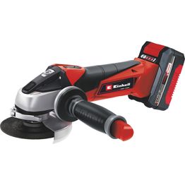 Akkukulmahiomakone Einhell PXC TE-AG 18/115 Li 18V 4,0 Ah akulla