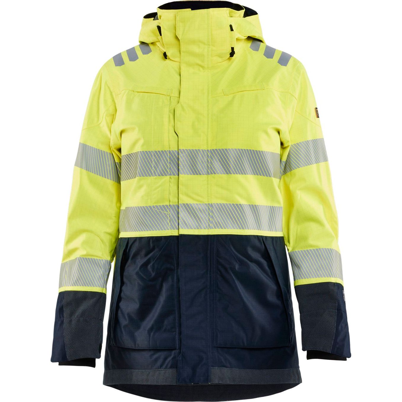 Naisten kuoritakki Blåkläder 4449 Multinorm huomiokeltainen/mariininsininen L