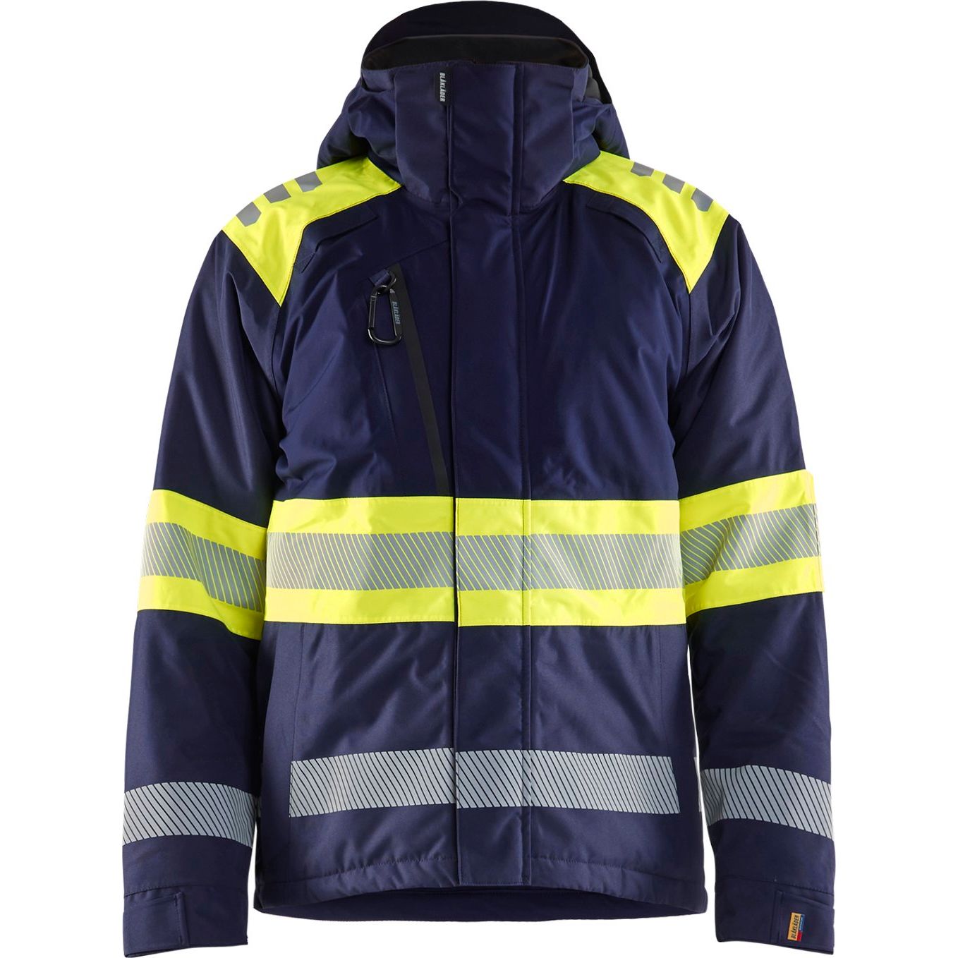 Talvitakki Blåkläder 4480 Highvis mariininsininen/huomiokeltainen XL