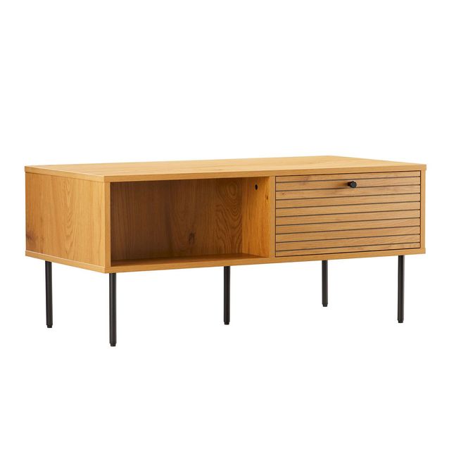 Sohvapöytä Home4You Line 100x50x45cm, tammi 