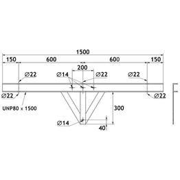 Valonheitinteline puupylväälle TO15P