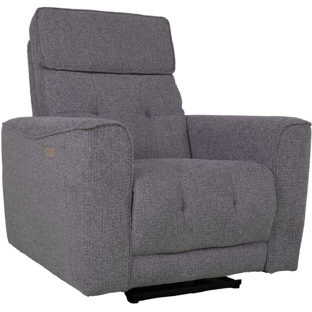 Recliner armchair BOSCO with electric mechanism, grey