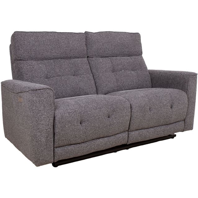 Recliner sofa BOSCO 2-seater with electric mechanism, grey