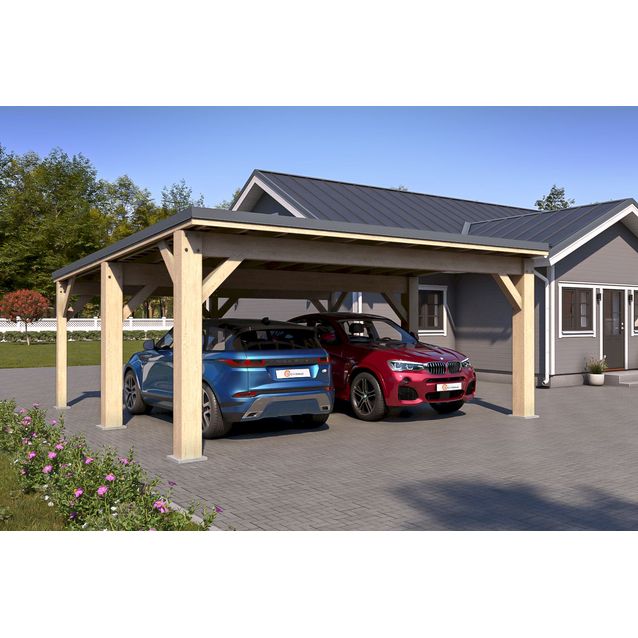 Autokatos Holzbrüder Ralf 36m2, kantavuus 250 kg/m²