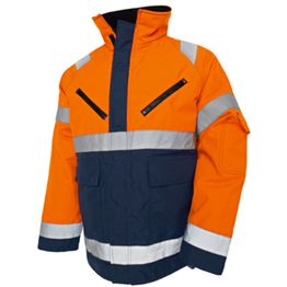 Talvitakki Blåkläder Highvis 4827 oranssi/mariininsininen