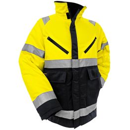 Talvitakki Blåkläder Highvis 4828 keltainen/musta