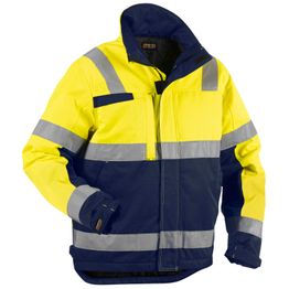 Talvitakki Blåkläder 4862 Highvis keltainen/mariininsininen
