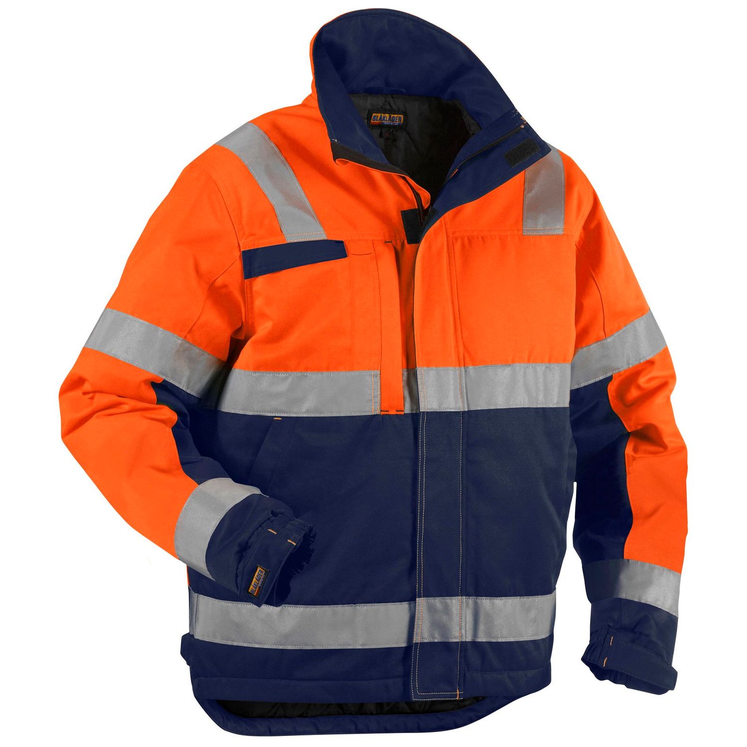 Talvitakki Blåkläder 4862 Highvis oranssi/mariininsininen koko 4XL