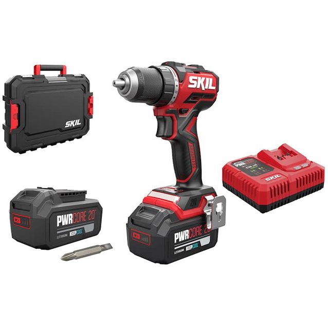 Akkuporakone Skil 3065 HB XP Pro 20V 2x4,0 Ah akuilla + salkku
