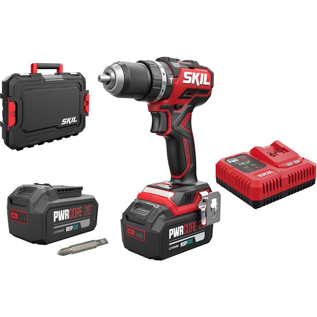 Akkuiskuporakone Skil 3075 HB XP Pro 20V 2x4,0 Ah akuilla + salkku