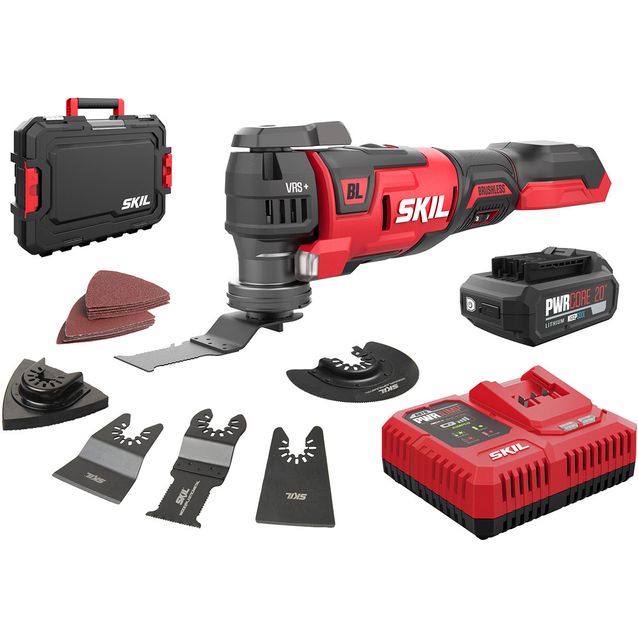 Akkumonitoimityökalu Skil 3650 GA XP Pro 20V 2,0 Ah akulla + salkku