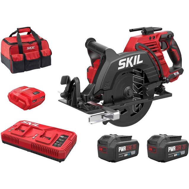 Akkupyörösaha Skil 3572 EA XP Pro 2x20V 2x4,0 Ah akuilla + laukku