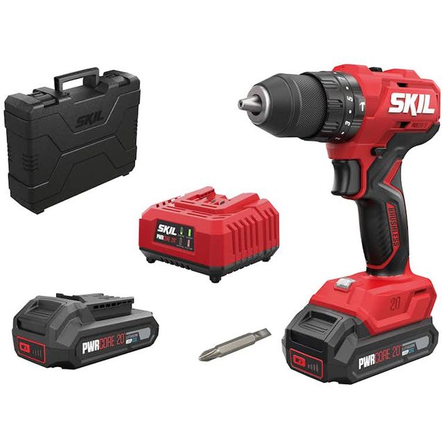 Akkuiskuporakone Skil 3021 HA 20V 2x2,0 Ah akuilla + salkku