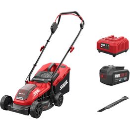 Akkuruohonleikkuri Skil 0125 AA 32 cm 30 L 20V 4,0 Ah akulla