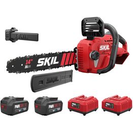 Akkumoottorisaha Skil 0541 BA 35 cm 2x20V 2x4,0 Ah akuilla