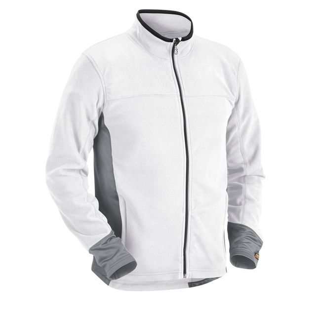 Blåkläder Microfleecepusero Valkoinen/Harmaa