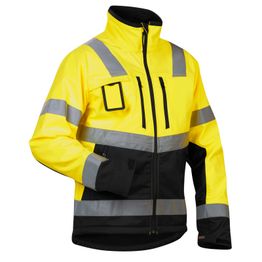 Softshelltakki Blåkläder Highvis 4900 keltainen/musta