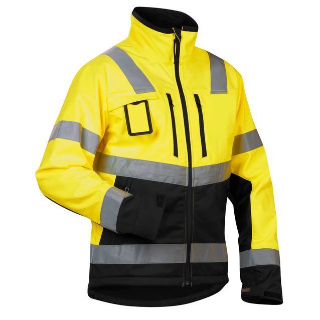 Blåkläder Highvis Softshelltakki Keltainen/Musta