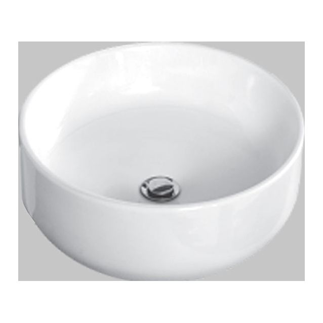 Malja-allas 4AQUA Cristal, 400x400 mm, valkoinen