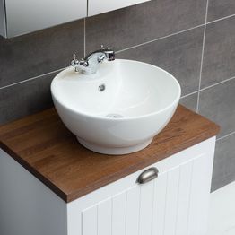 Malja-allas 4AQUA Diamante, 420x420 mm, valkoinen