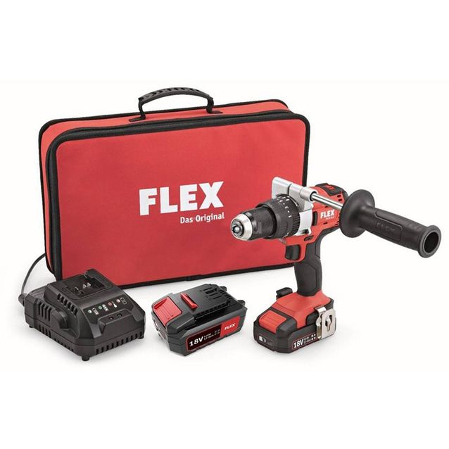 Akkuiskuporakone Flex PD 2G 18.0-EC 18,0V 2-nopeuksinen