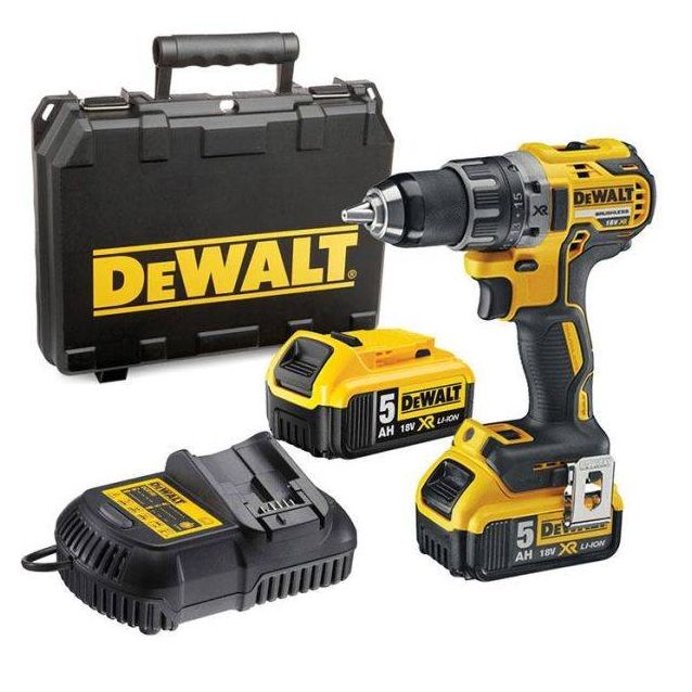 Akkuporakone DeWalt XR DCD791P2 18V 2x5,0 Ah akuilla + TSTAK