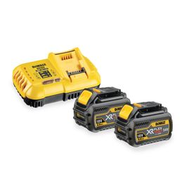 Akkulaturipaketti DeWalt XR FlexVolt DCB118T2 18/54V 2x6.0 Ah