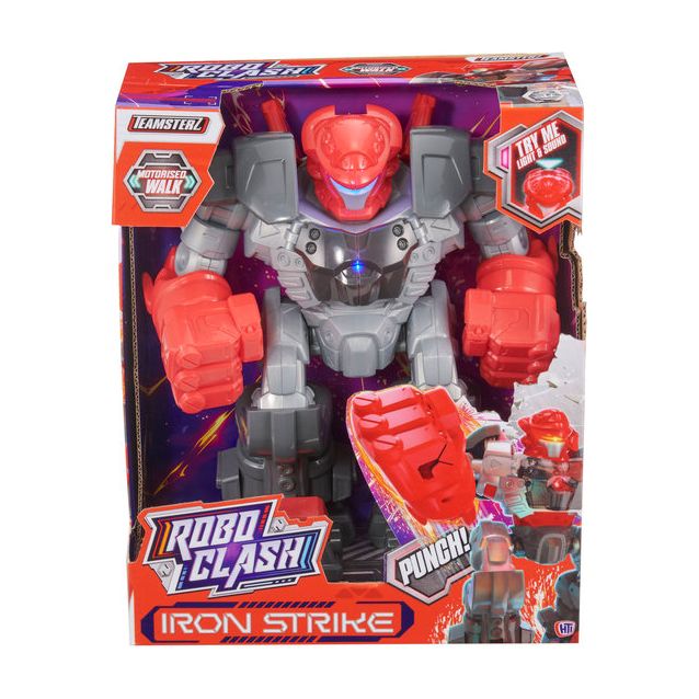 Lelurobotti Teamsterz Robo Clash Iron Strike, 30cm