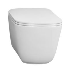 WC-istuin Kerasan Tribeca Tech 5118TK Rimless lattiamalli S/P-lukko valkoinen