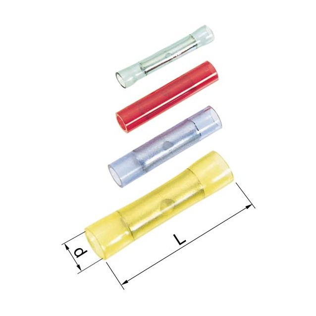 Eristetty jatkosholkki A2527SK  sininen 1,5-2,5 mm2