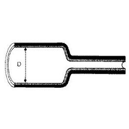 Kutisteletku, kaksiseinämäinen ATUM-3/1-1200 MUSTA