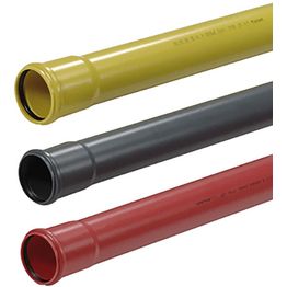 Kaapelinsuojaputki Pipelife OPTO 100x6000 A punainen tiiviste