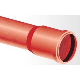 Kaapelinsuojaputki punainen TEL OPTO B 75x2,2x6000