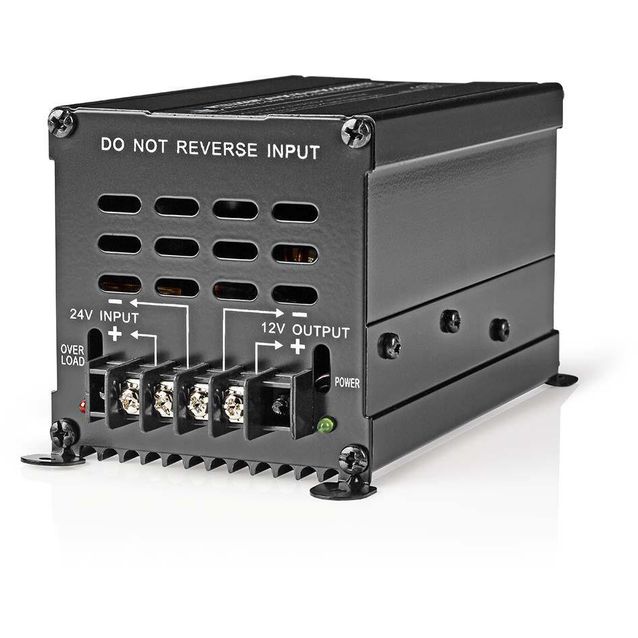 Jännitemuunnin Nedis POCO106, DC–DC 24–12 V 240 W
