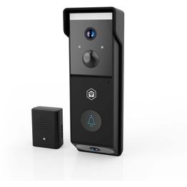 Video-ovikello Nedis SmartLife, wi-fi, tuplakameralla, 2x full HD, IP54