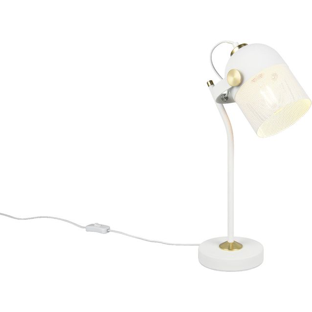 Pöytävalaisin Trio Mixa, E27, mattavalkoinen