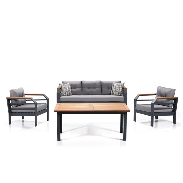 Oleskeluryhmä Linento Garden Assento, 5-istuttava, harmaa