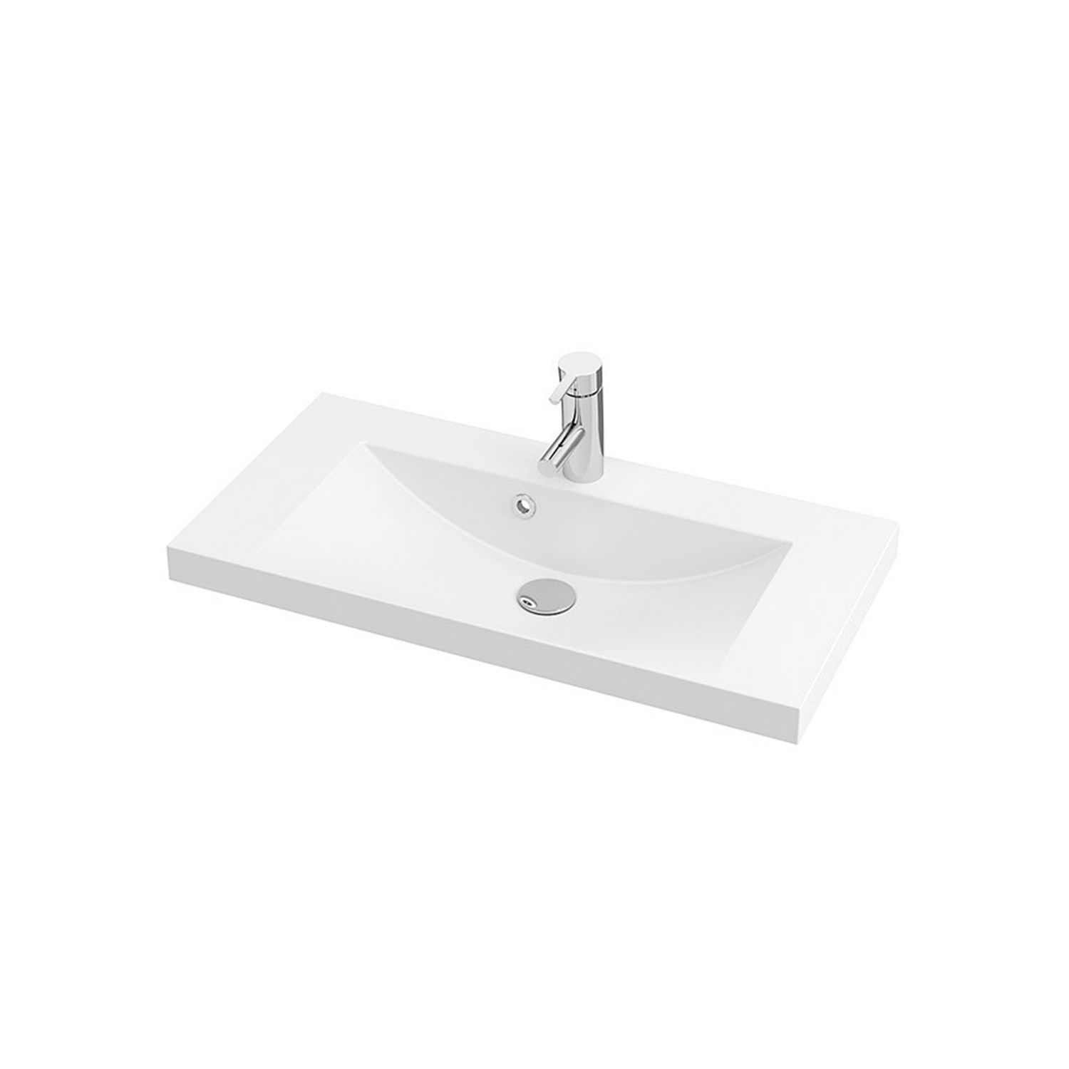 Pesuallas Otsoson Aalto 800C valumarmoriallas mattavalkoinen