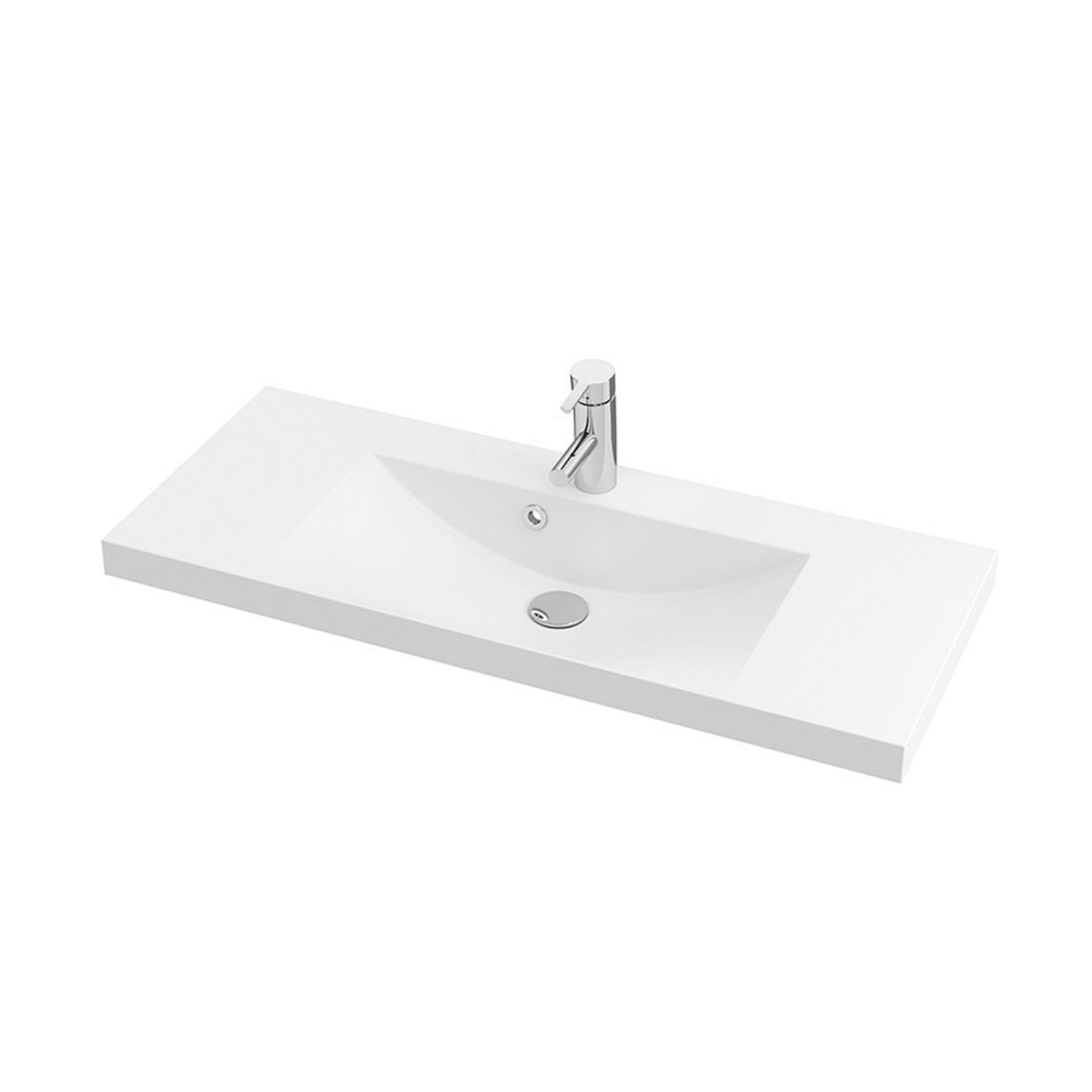 Pesuallas Otsoson Aalto 1000C valumarmoriallas mattavalkoinen